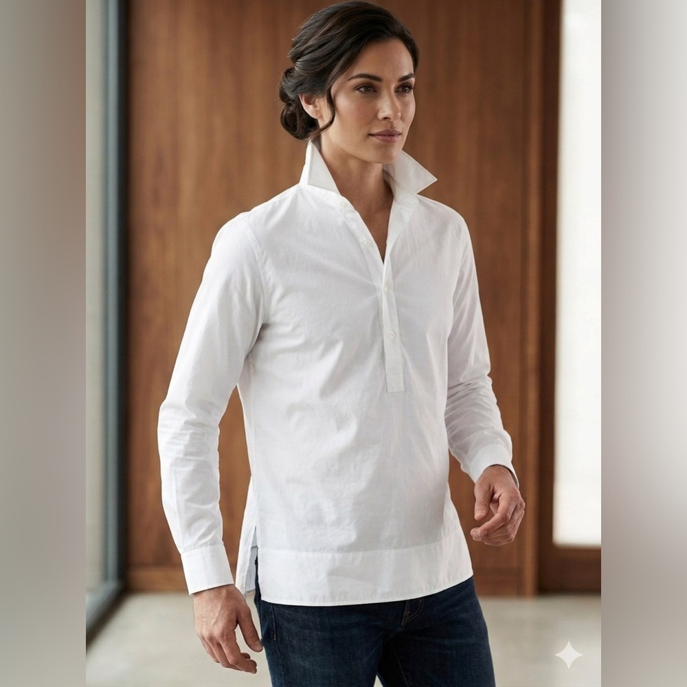 COS White Long Sleeve Shirt (D6)
